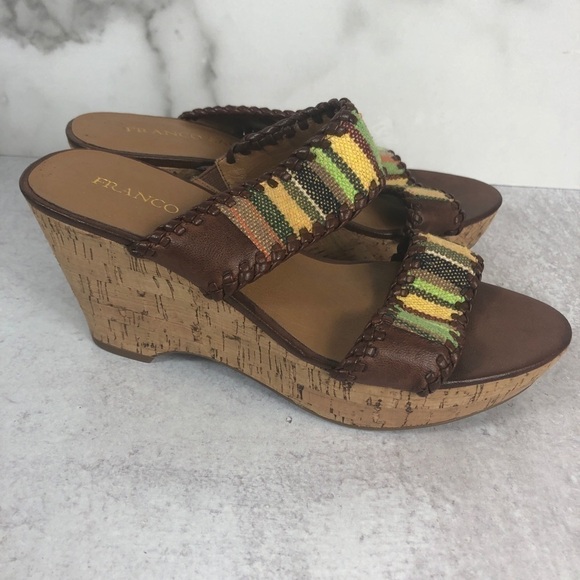 Franco Sarto Shoes - Franco Sarto boho cork wedge 7.5